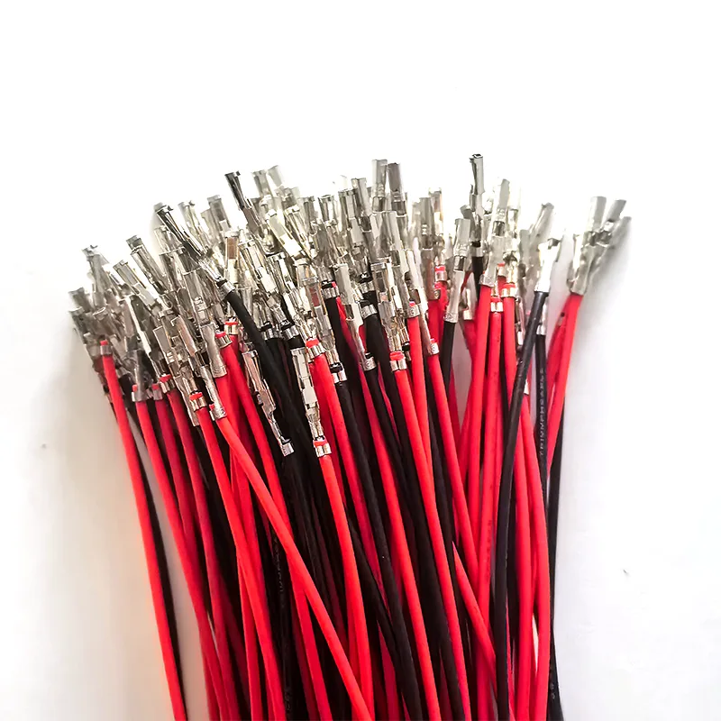 การใช้งานทางอุตสาหกรรมเฉพาะทาง ชุดสายไฟอิเล็กทรอนิกส์สำหรับขั้วต่อแบบกดเย็น